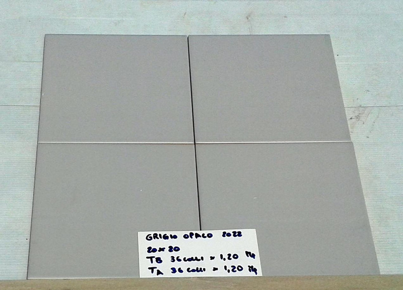 Stock piastrelle ceramica  10x10 - 20x20   1^ scelta